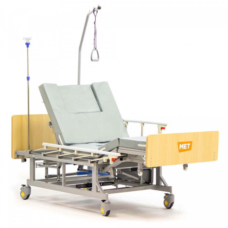 Кровать медицинская механическая MET REMEKS с увеличенным т/у
