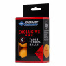 Мячики для н/тенниса DONIC EXCLUSIVE 3* 40+, 6 штук, оранжевый